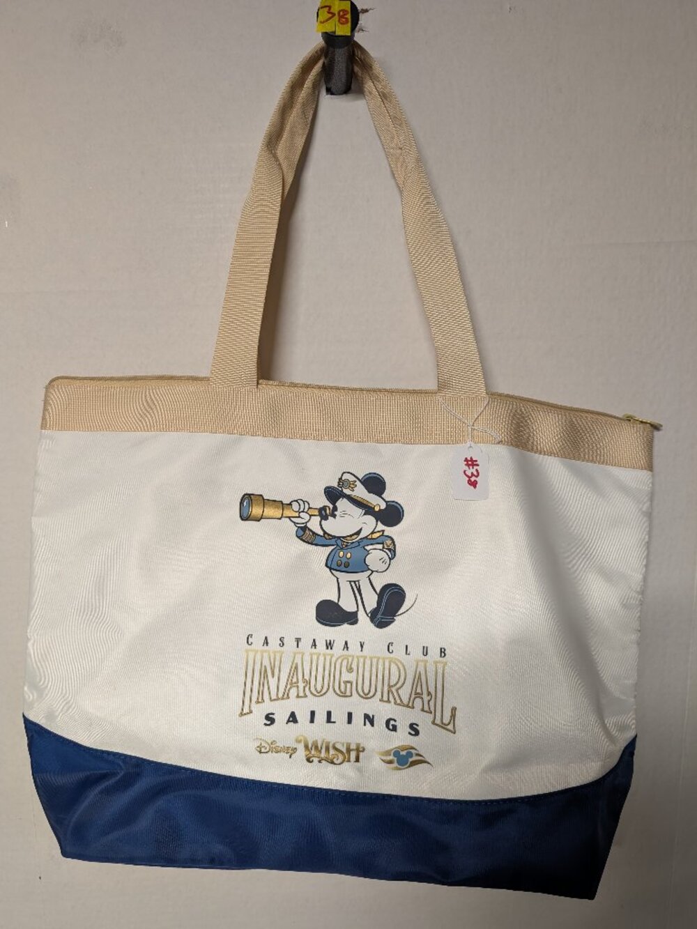 Disney Cruise Line Castaway Club Inaugural Sailings Disney Wish Tote Bag